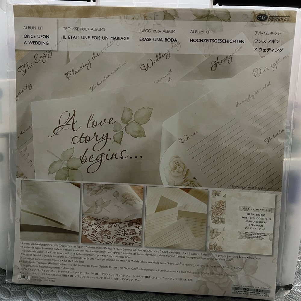 Creative Memories Once Upon A Wedding Album Kit